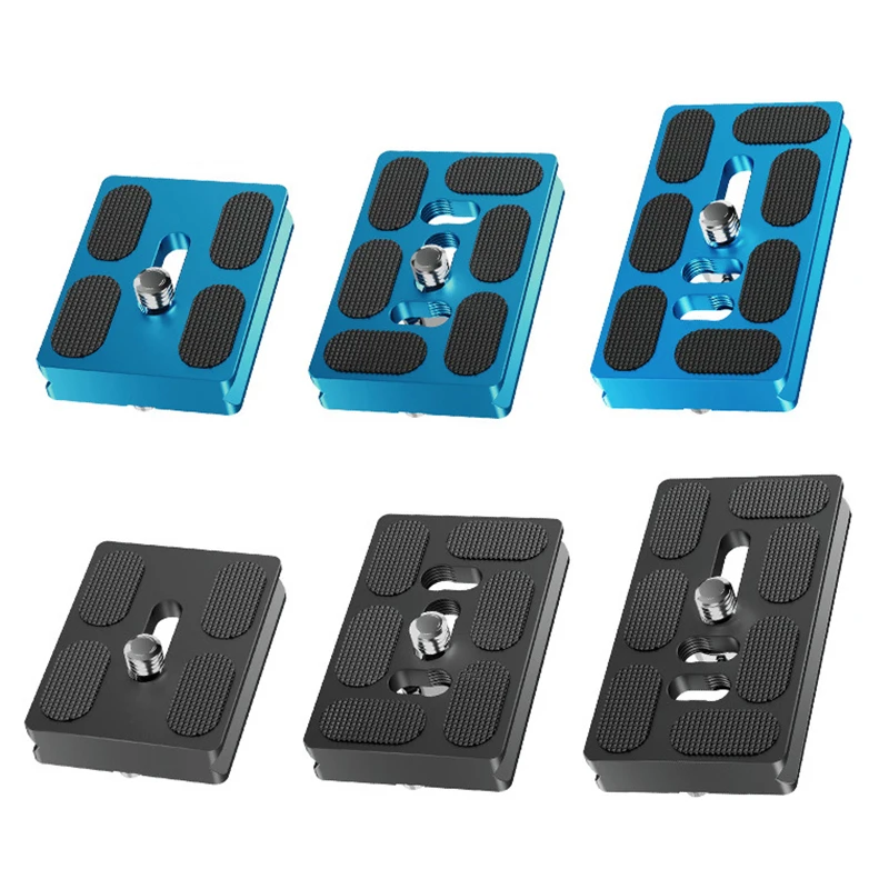 Picture 3: Tripod Plate Quick Release Plate Camera Quick Clamp PU Plate for Dslr Camera Arca Swiss Ballhead Tripod Photography Accessories