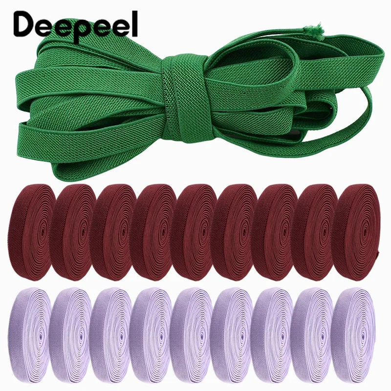 

Эластичная лента 5/10/20 м, 20 мм, в полоску, для нижнего белья, бретелей бюстгальтеров, резинки для брюк, поясов, стрейч-лента для шитья, аксессуары для рукоделия