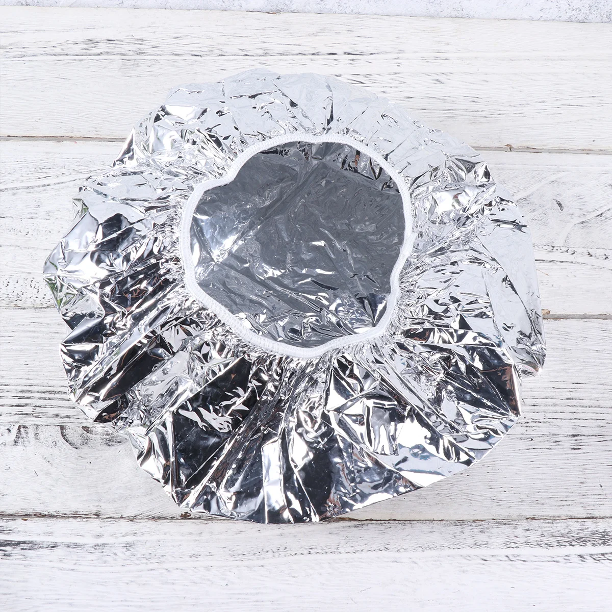 6 قطعة المتاح الألومنيوم احباط الشعر مقاوم للماء العازلة للحرارة دش غطاء حمام للنساء صالون سبا إزالة ماكياج الوجه