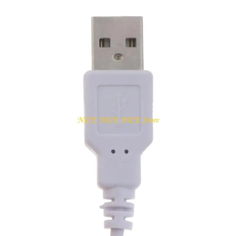 USB -Ladungskabel USB 5V 5,5 x 2,5 mm Netzwerkstopfen für Routerlautsprecher 1m 2m