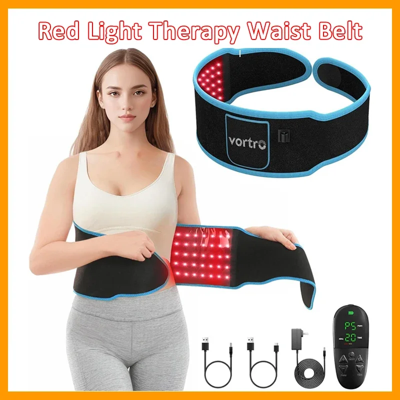 

Red ＆Infrared Light Therapy Belt 850nm 660nm LED Beauty Devices Fo Wrap Burn Fat Face Wrap Slimming Waist Heat Pad Full Body