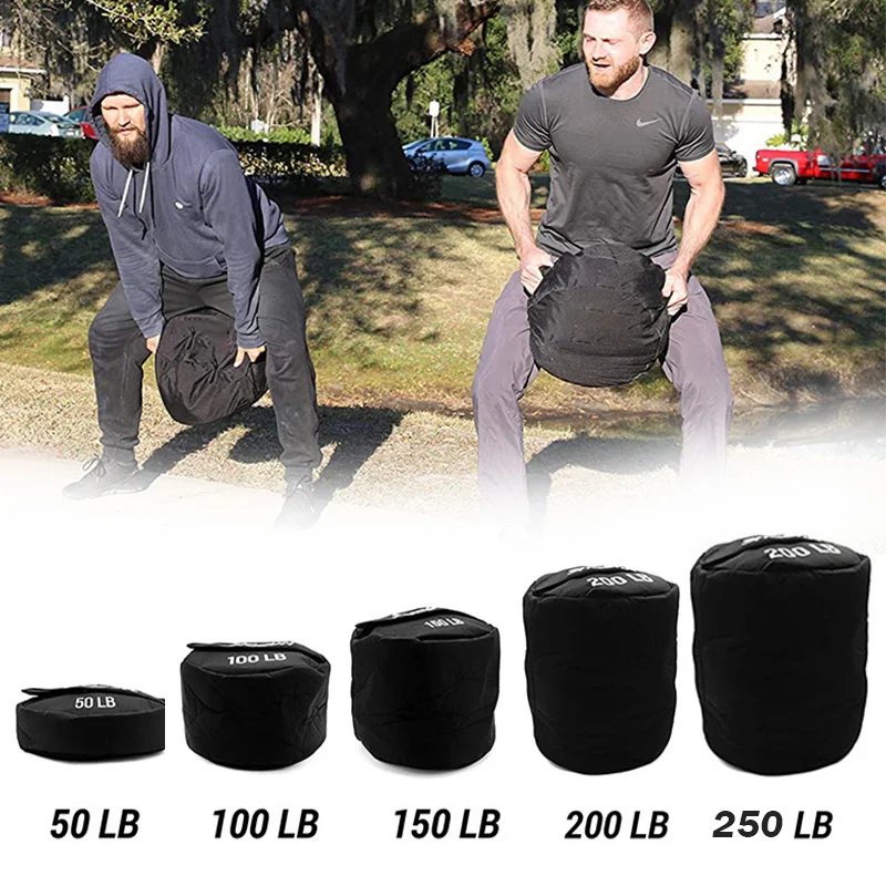 Power Bags Empty Sandbag Workout Weightlifting Strength Training Muscle Building Resistance Weighted Bags Boxing Bag