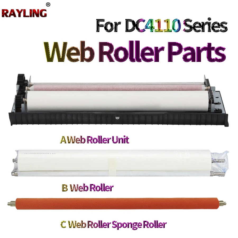 Fuser Cleaning Web Roller Unit  Use in Xerox DocuCentre 4110 4112 4127 4590 4595 1100 D95 D125 D110 D136 008R13085 008R13042