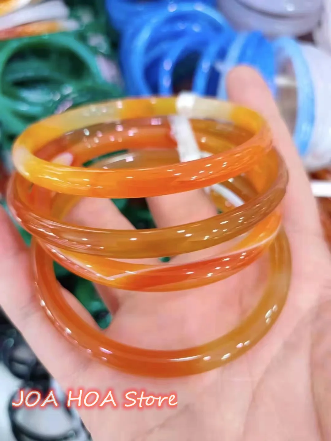 Original Ecology Natural Color Jadeite Handring High Quality Jade Bangle Exquisite Bracelet HAND-hewelry Fine Jewelry