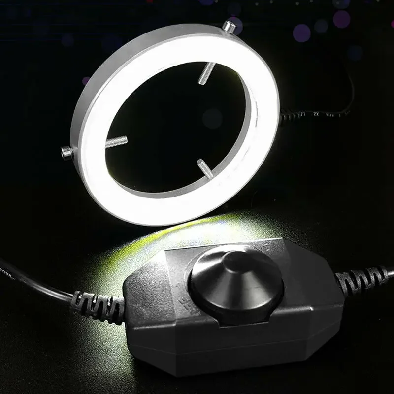 Ultrathin 60 LED Adjustable Ring Light Illuminator Lamp for Microscope USB Plug Mobile Phone Repair Tool