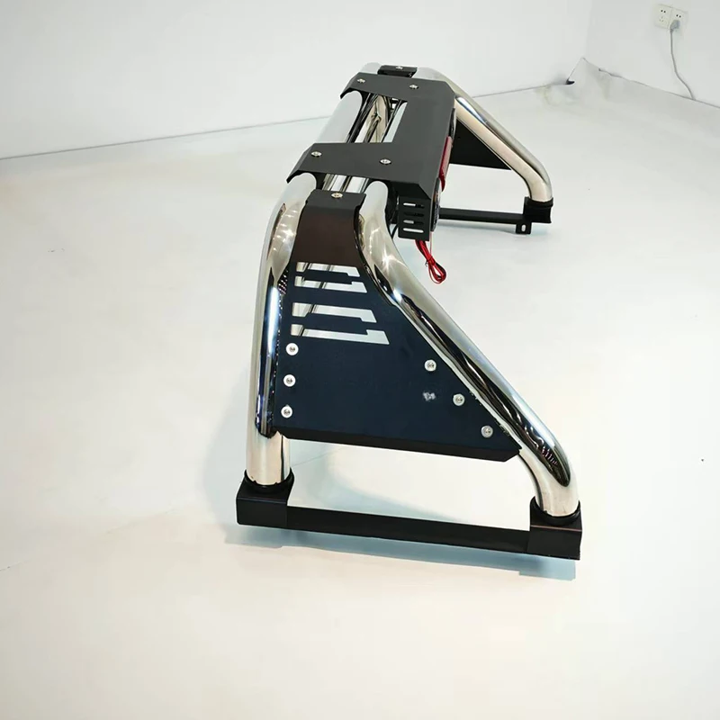 

Sports Roof Rack for Hilux for TRD Version Aluminum Stainless Steel Roll Bar for Pickup Truck Fits C