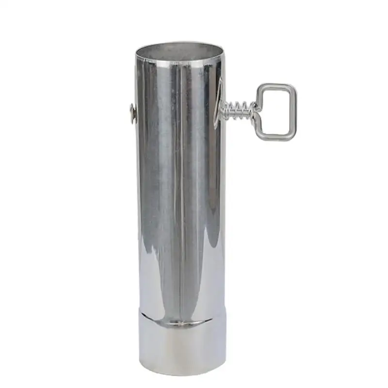 

652F Stainless Steel Stove Tube Chimney Straight Pipe Tent Stove Accessories