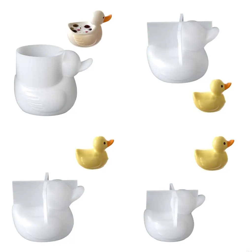 

W0YA Sturdy Silicone Mould for Customizable Duck Holders and Art Projects