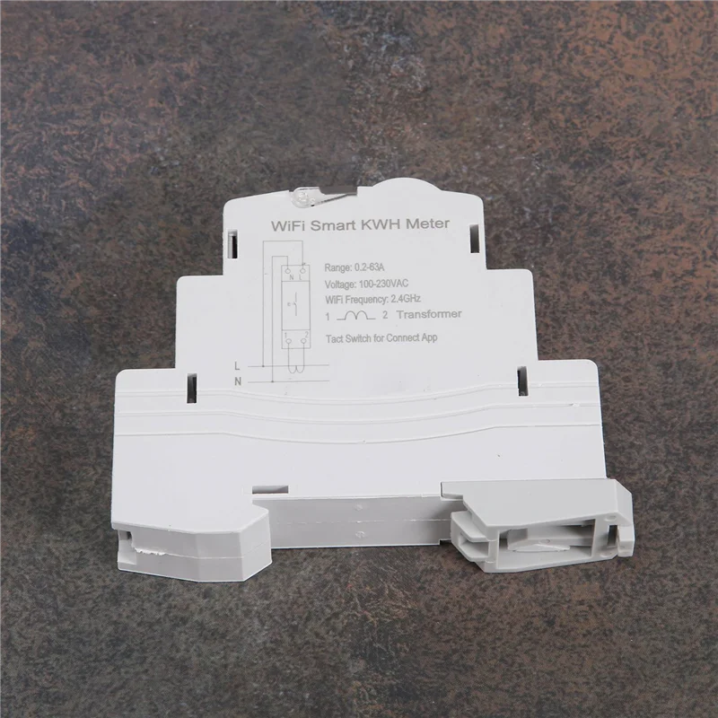 AEE6-ATMS1603 Tuya Contatore di energia intelligente Wifi monofase 100A Guida Din Misurazione precisa Voltmetro Amperometro Potenza