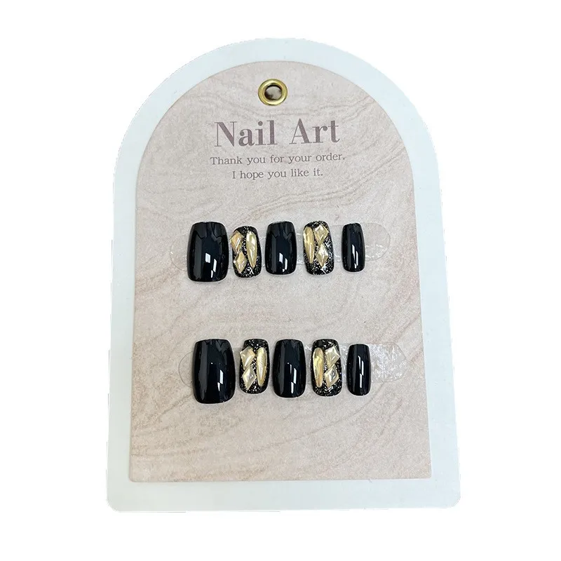 

Hand-worn armor Diablo Spice Girls advanced full drill nail patch can wear nail strips repeatedly