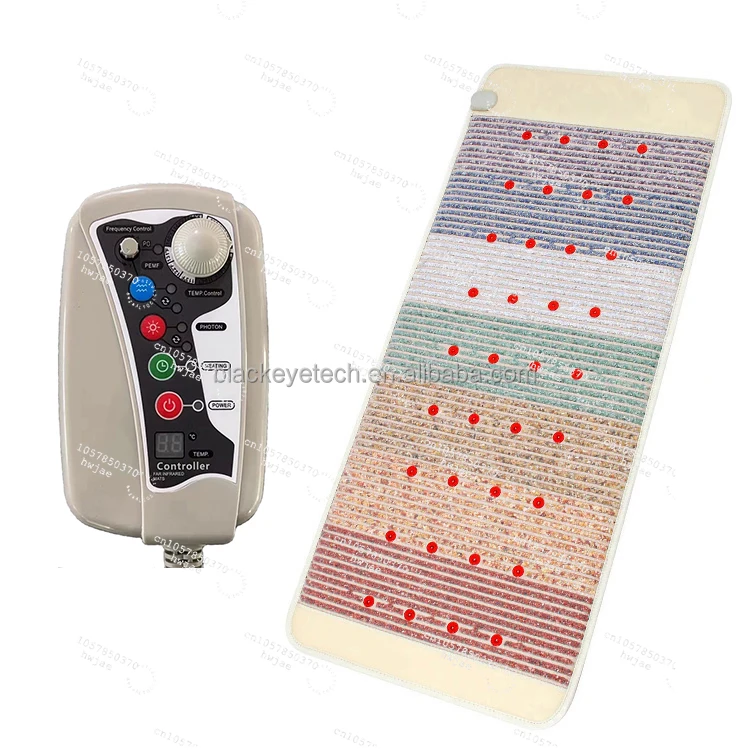 

80*190 см кристалл биотонный светотерапевтический коврик PEMF фотон аметист бионь-камень нагревательный матрас дальний инфракрасный коврик отрицательные ионы