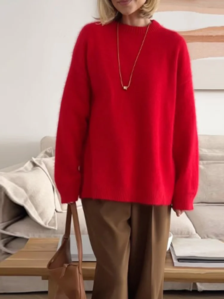 Pullover Daman Lang: Der perfekte flauschige Mohair-Pulli für kühle Herbsttage