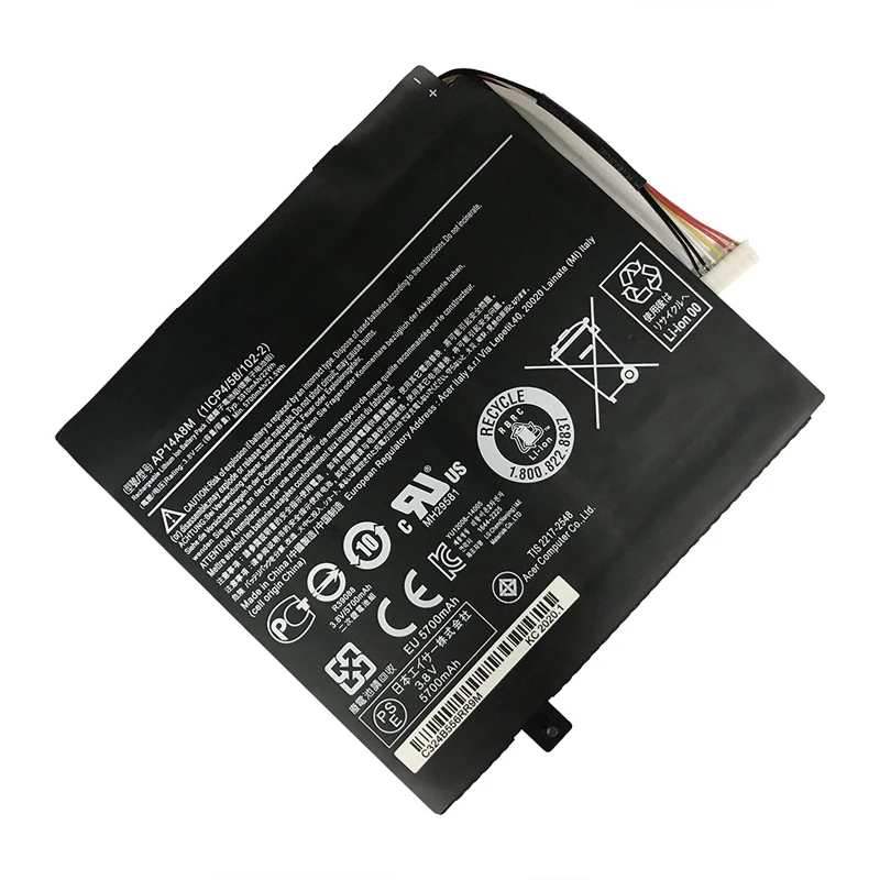 AP14A8M Laptop Battery for Acer Aspire Swift 10 SW5-011 SW5-012 SW5-012P Iconia Tab 10 A3-A20 A3-A20FHD Tablet 3.8V 22Wh/5910mAh