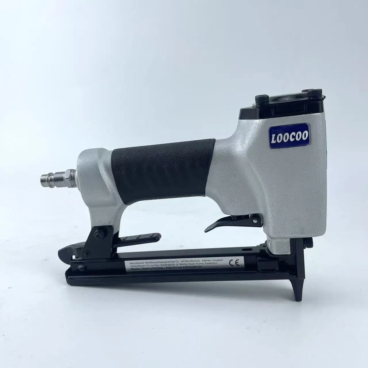 

1013J-- Silver gray 20GA Pneumatic Stapler Air Staple Gun for Woodworking Furniture Upholstery