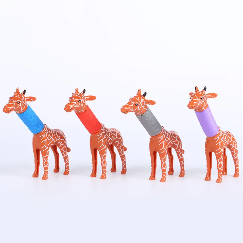 Giraffe Neck Stretch Tube Pressure Relief Bellows Adult Children Anti Pressure Squeeze Toy Gift