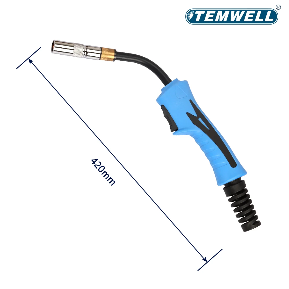 Imagem -02 - Mig Gun Torch Head com Conector Euro Panasonic350a Estilo Welding Torch Pana-350a