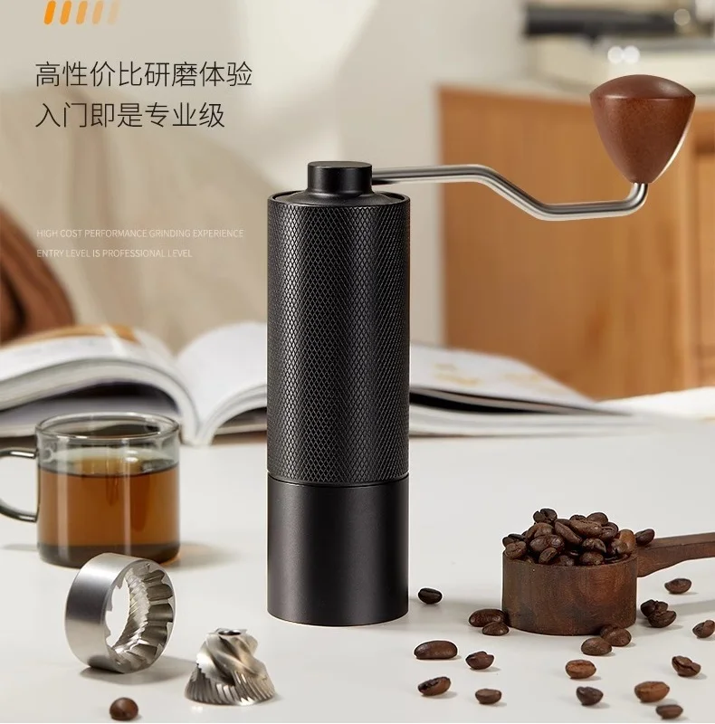 

Ручная кофемолка C2 для ручного приготовления эспрессо, портативная кофеварка, корпус из алюминиевого сплава для улицы, шлифовальный сердечник из нержавеющей стали