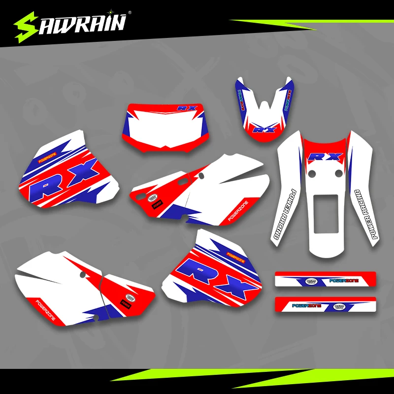 

Наборы наклеек с графикой мотоцикла Sawrain для HONDA 96-04XR250 02