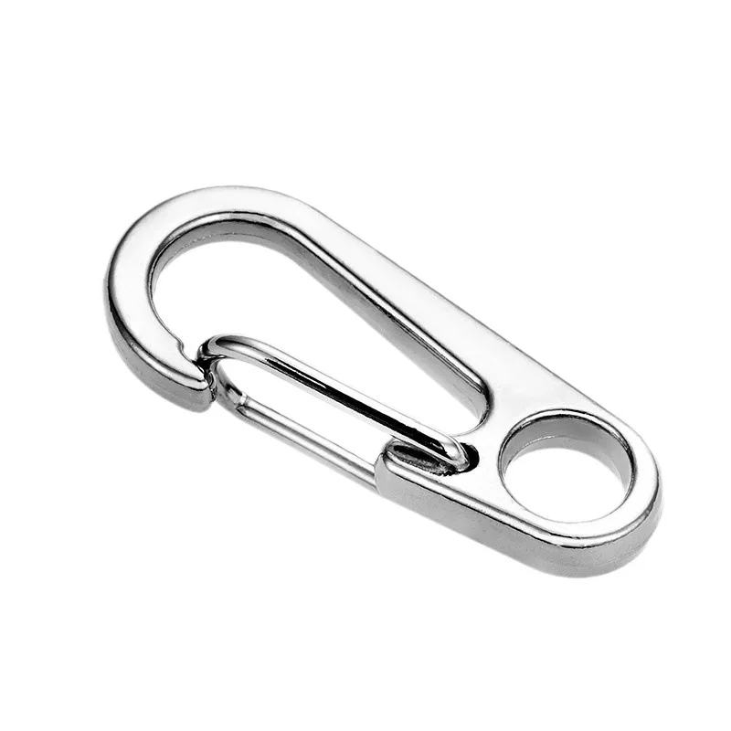 Mini liga de metal carabiners chaveiro fivela de montanhismo gancho, chaveiro, ferramenta de acampamento ao ar livre, primavera