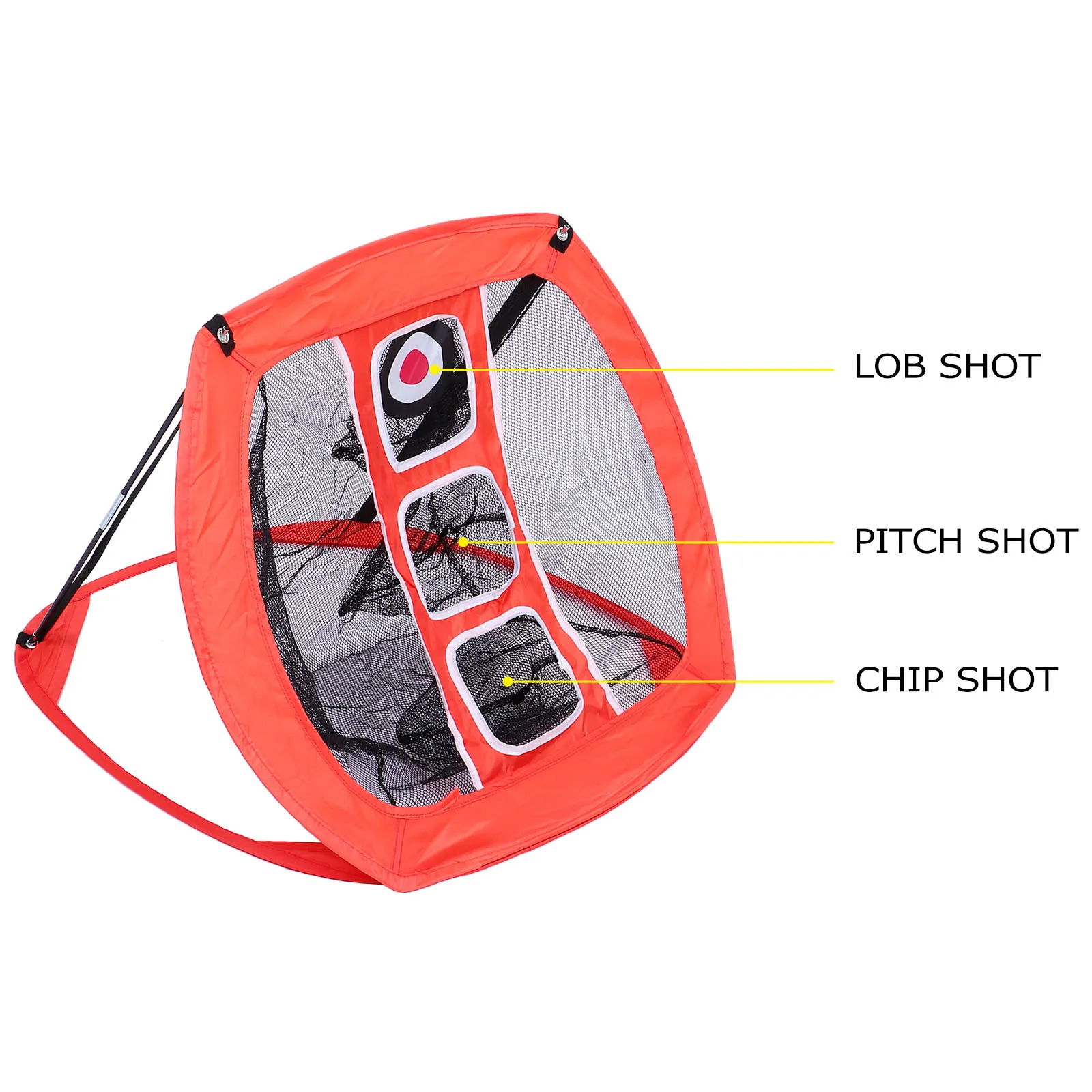 

1 set 1 Set Golf Practice Kit Nylon Foldable Portable Indoor Outdoor Training Aid For Accuracy Mats Ball Net Set Sports Net