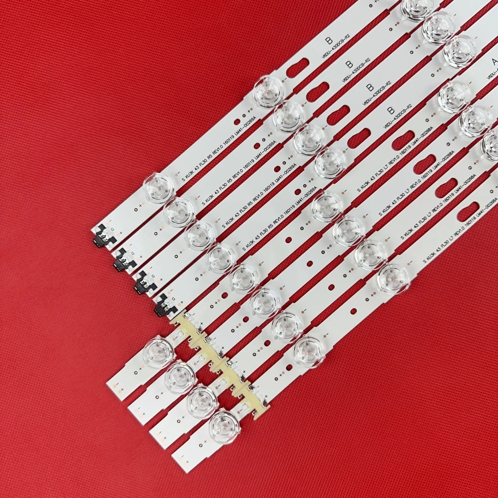 LED Backlight Strip(8)For UE43KU6000K UE43MU6105K UN43MU6300 UN43MU6290 UN43KU6290 UN43KU6270 UN43MU6100 UN43MU6103