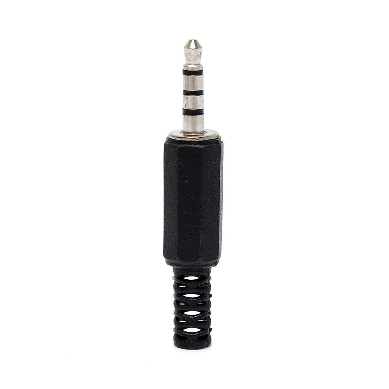 

3.5mm 1/8" Audio Male Plug for Microphone Headphone 3.5mm 4 Pole Jack Audio Solders Video Connectors