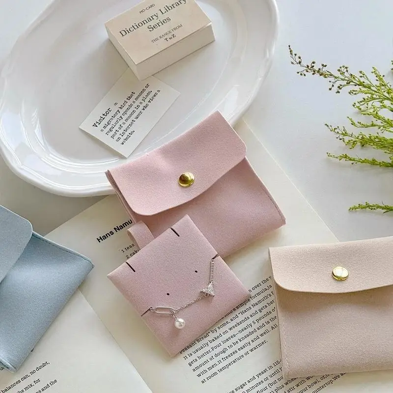 Mikrofaser-Samt-Schmuckbeutel in Großpackung, Mehrfarbige Beutel für Ohrringe, Halsketten, Hochzeits- und Event-Souvenirs, Geschenke – Detail 9