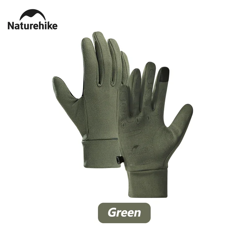 

Naturehike Outdoor Touch-screen Non-slip Full Finger Cycling Gloves Silicone Hiking Climbing Men Women Thin Cycling Gloves