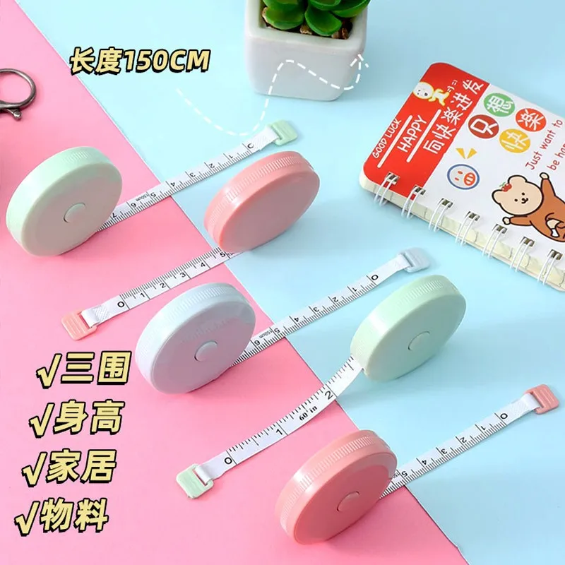 Retractable Fabric Measuring Tape - 1 PCS Sewing Tape Measure for Craft, Tailoring, Woodworking & DIY, One-Key Lock Reading