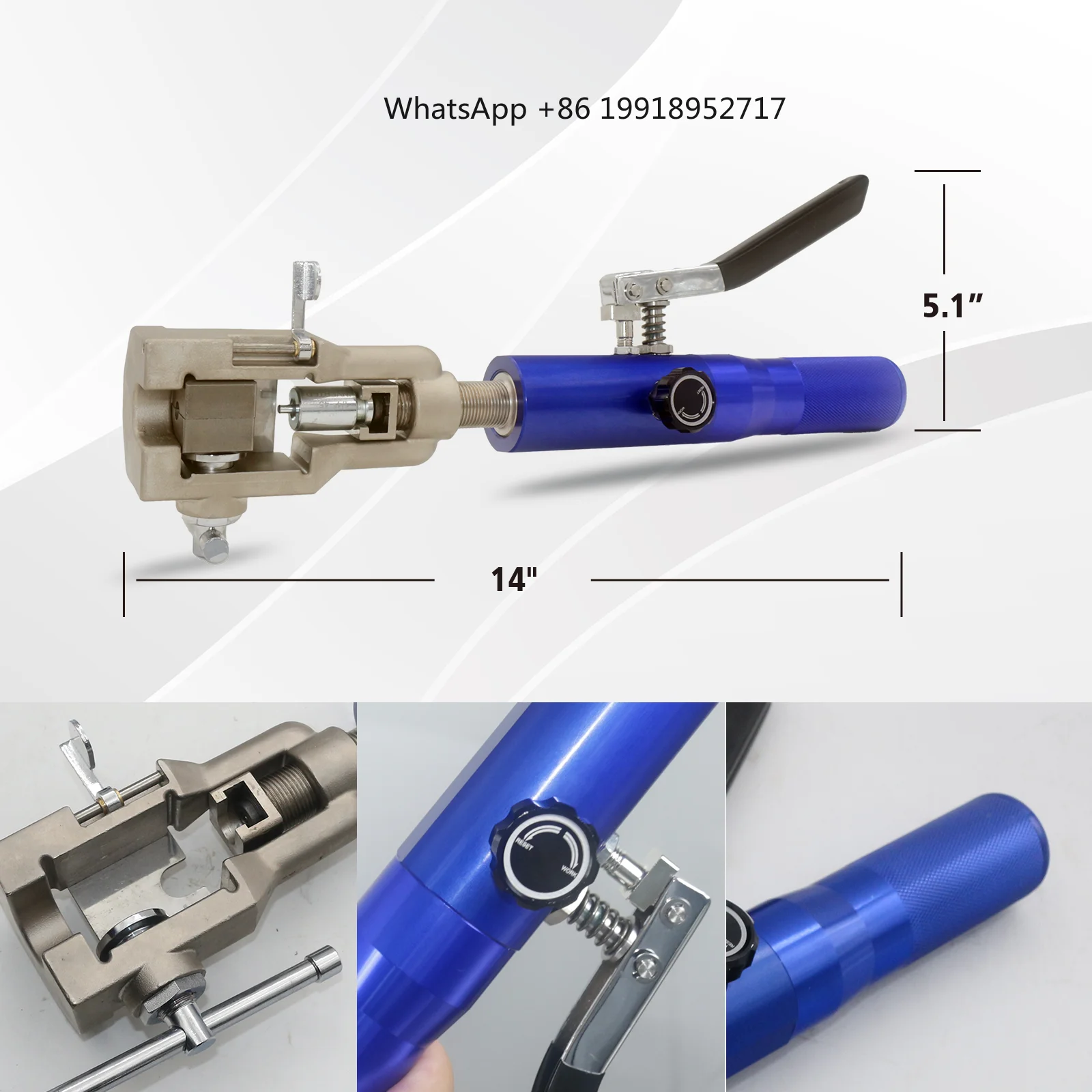 Air Conditioning Copper Tube Reamers, Refrigeration Tool Expanders 72485 Hydraulic Tube Expanders Tube Expanders