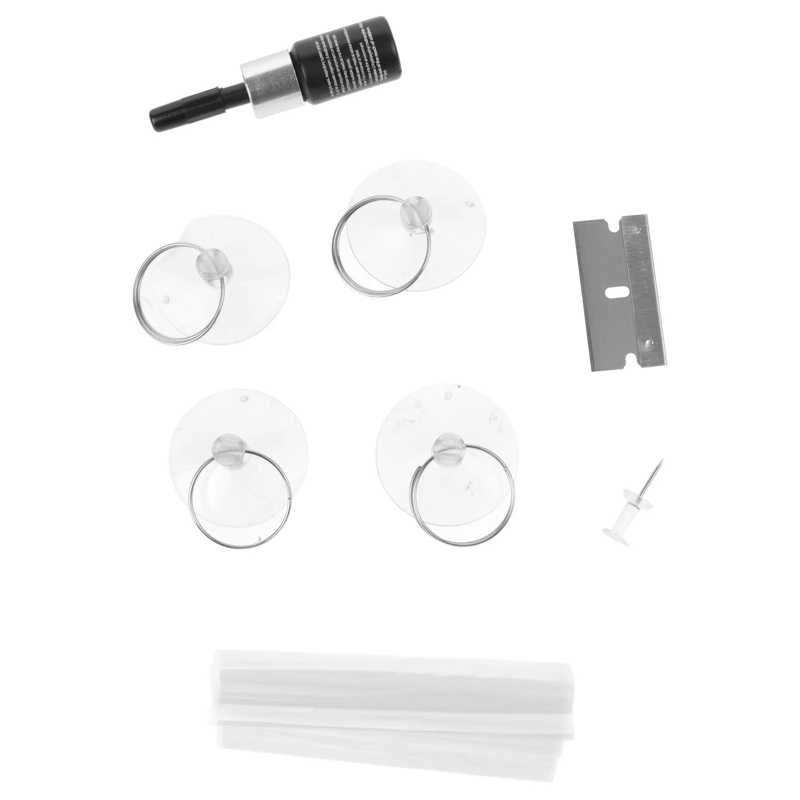 

1Set Windshield Chip Repair Kit Solid Durable Windshield Glass Crack Repair Resin Tool Quick Large Cracks