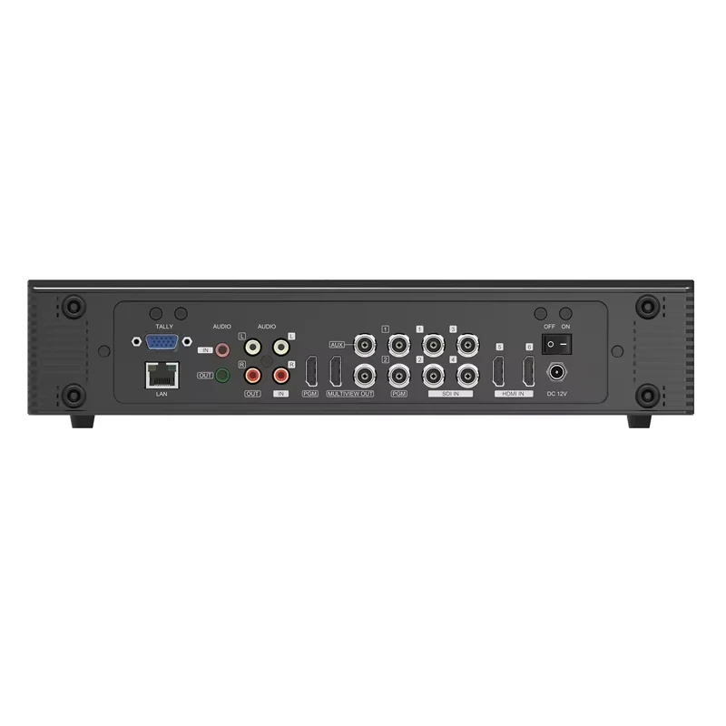 AVMATRIX PVS0613U Switcher video portatile a 6 canali con schermo IPS FHD da 13,3" ingressi SDI/HDMI per switcher streaming