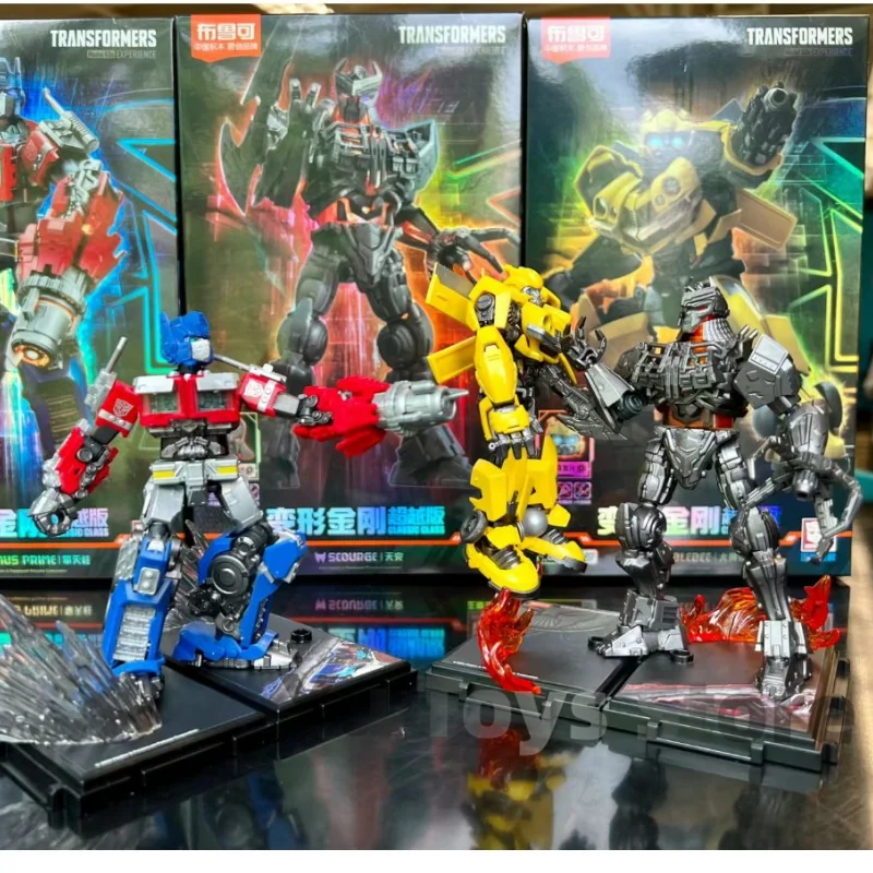 Building Block Transformers Optimus Prime Bumblebee Genuine Captain Orangutan Building Block Assembly Battle Damage Beyond Editi