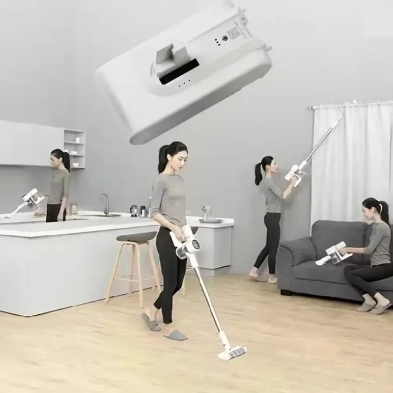 بطارية مكنسة كهربائية 25.2 فولت 2.5-5 أمبير في الساعة لأجزاء Xiaomi Dreame V8 V10Pro V9P XR VVN3 VVN5 استبدال لاسلكي محمول باليد #6