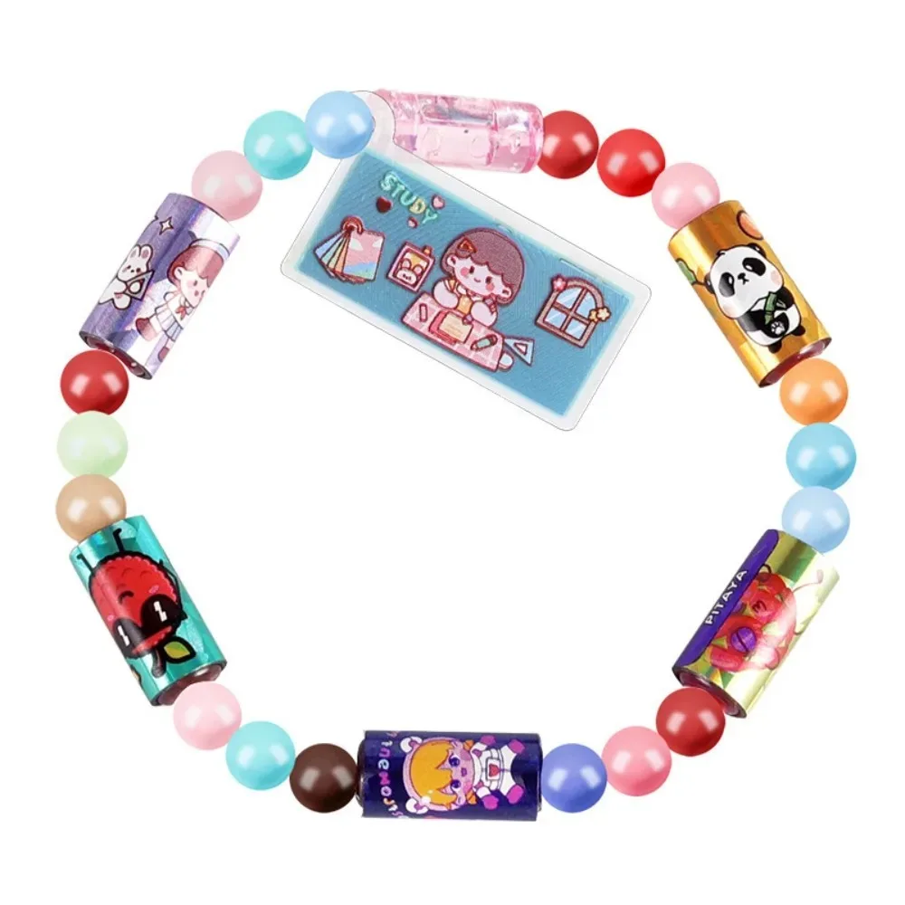 Sticker Bead Bracelet Kit - DIY Jewelry Making Set with Colorful Beads & Decals, Creative Gift for Girls!