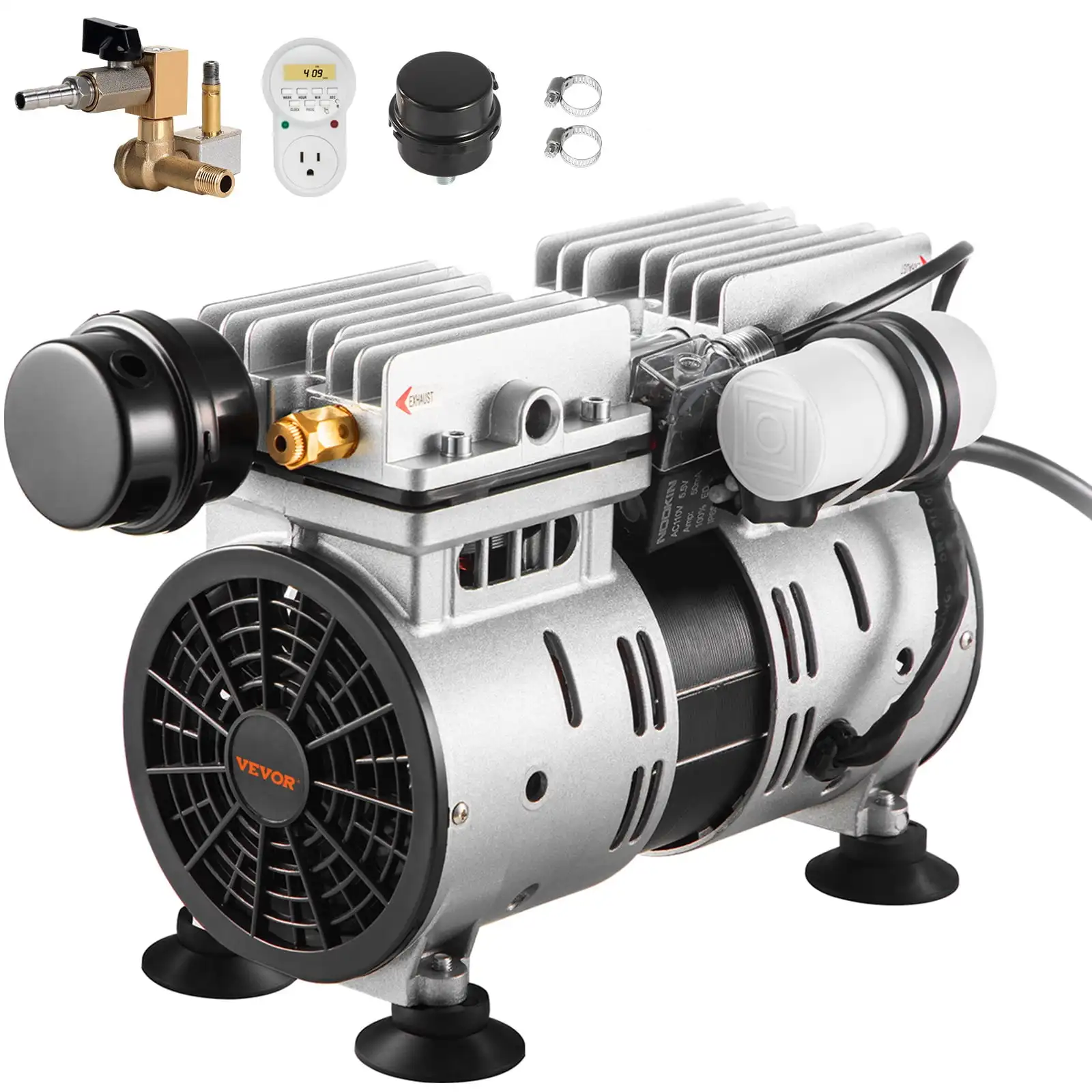 

Pond Aerator Lake Pond Aeration Kit 3/4 HP 550W 5.2CFM for Up to 3 Acre 50' Lake
