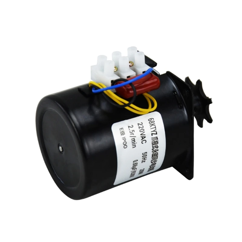 KX4B 220v Synchronous Motor Replacement 2.5 r/min for Chicken Egg Incubator Turner