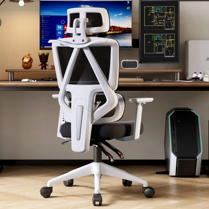 

Классическое офисное кресло для компьютера, удобное эргономичное кресло для студентов с полой спинкой