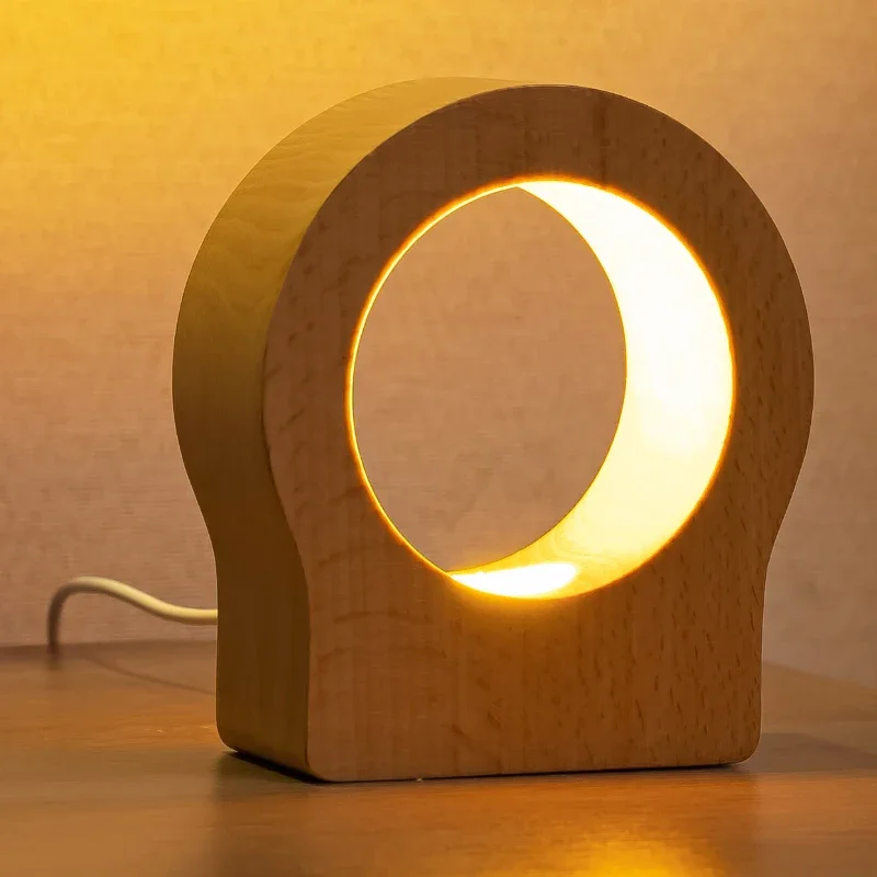 Creative Hollow Shaped Night Light Warm Tree Hole Decoration Living Room Coffee Shop Hotel Desk Light Bedroom Bedside Table Lamp