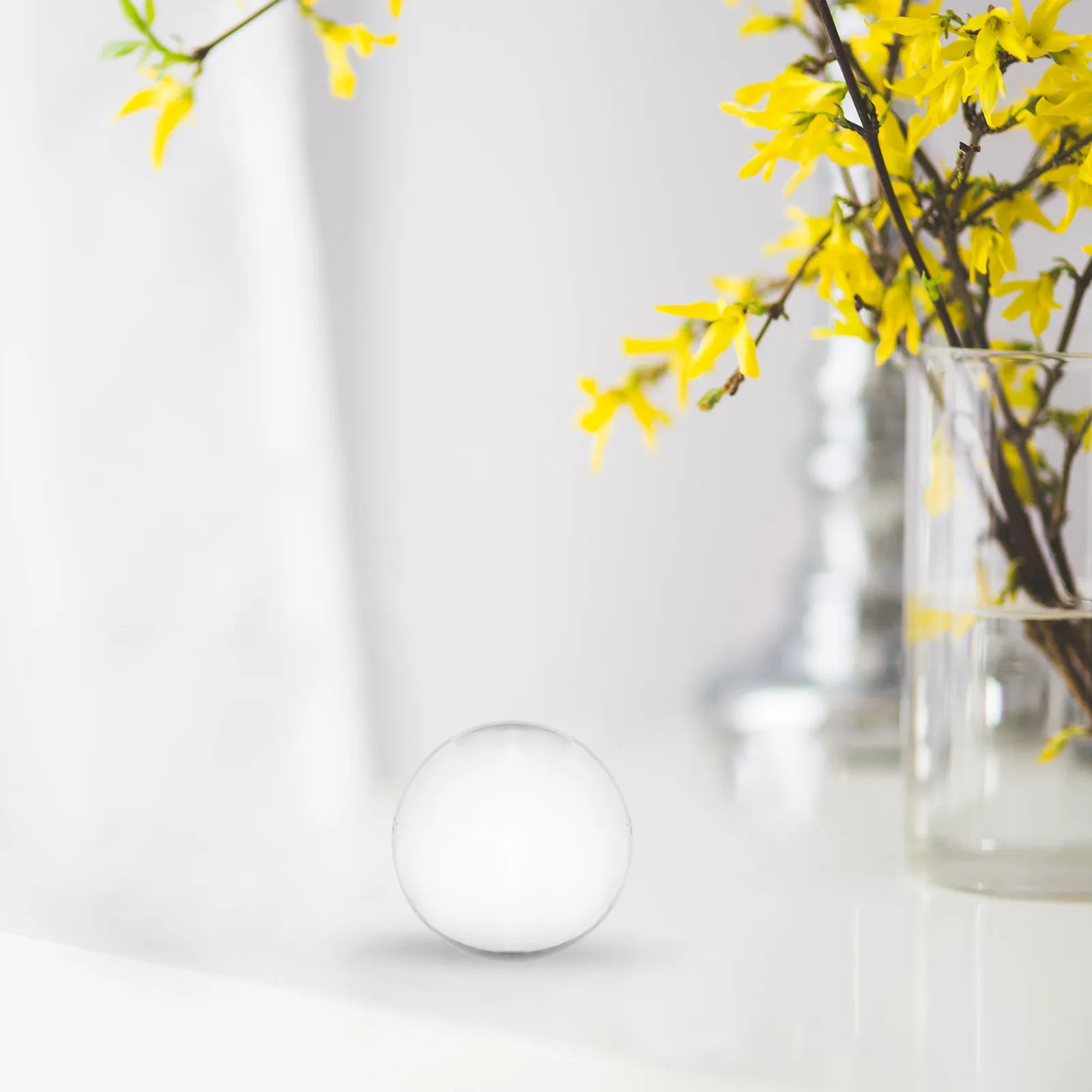 3Cm Ball Sphere Photography Prop for Unique Lens Effects Wedding Decoration Meditation Feng Shui Crystal Ball