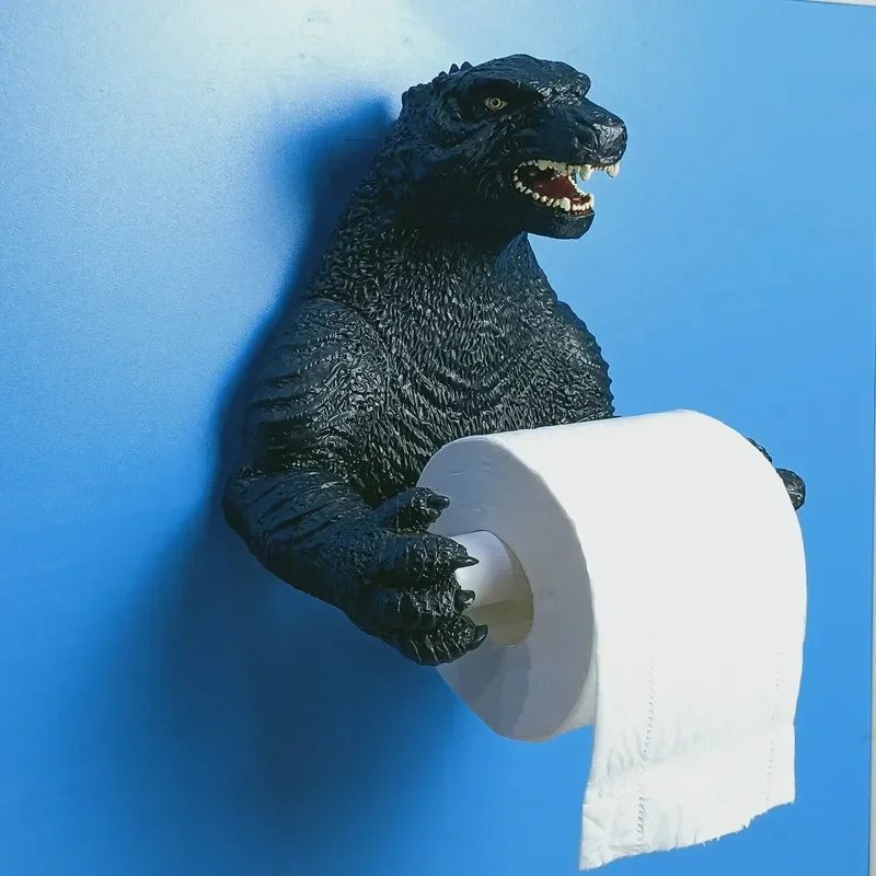 

A Three-dimensional Design of Paper Roll Holder for Household Dinosaur Tissue Holder No Punching Bathroom Towel Hanger
