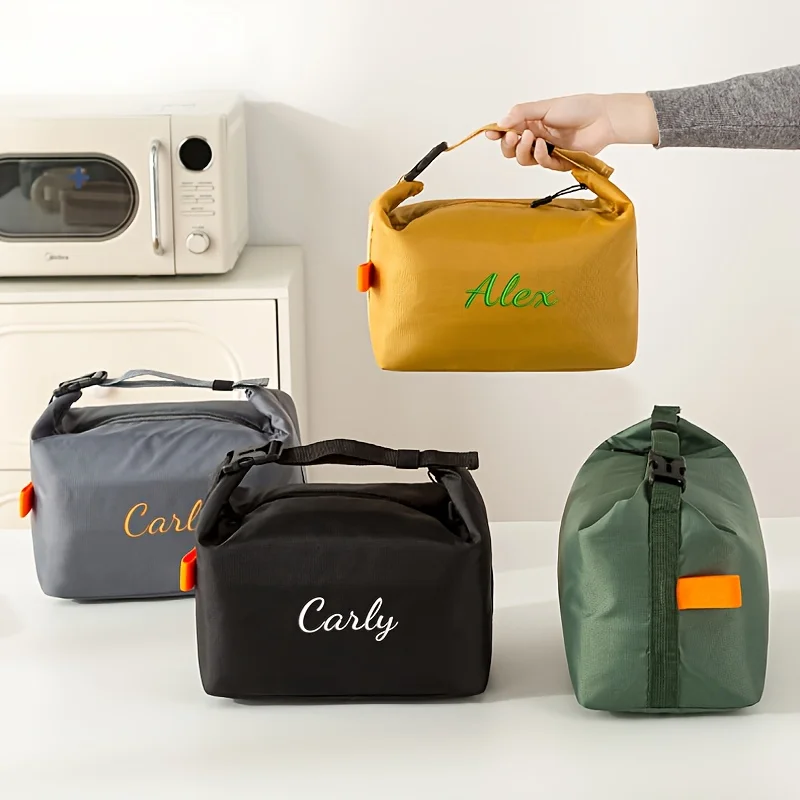 

Высококачественная сумка для пикника из оксфордской ткани, сумка для обеда, не контактирующая с пищевыми продуктами, складная, для хранения, с возможностью индивидуальной вышивки имен и других текстов