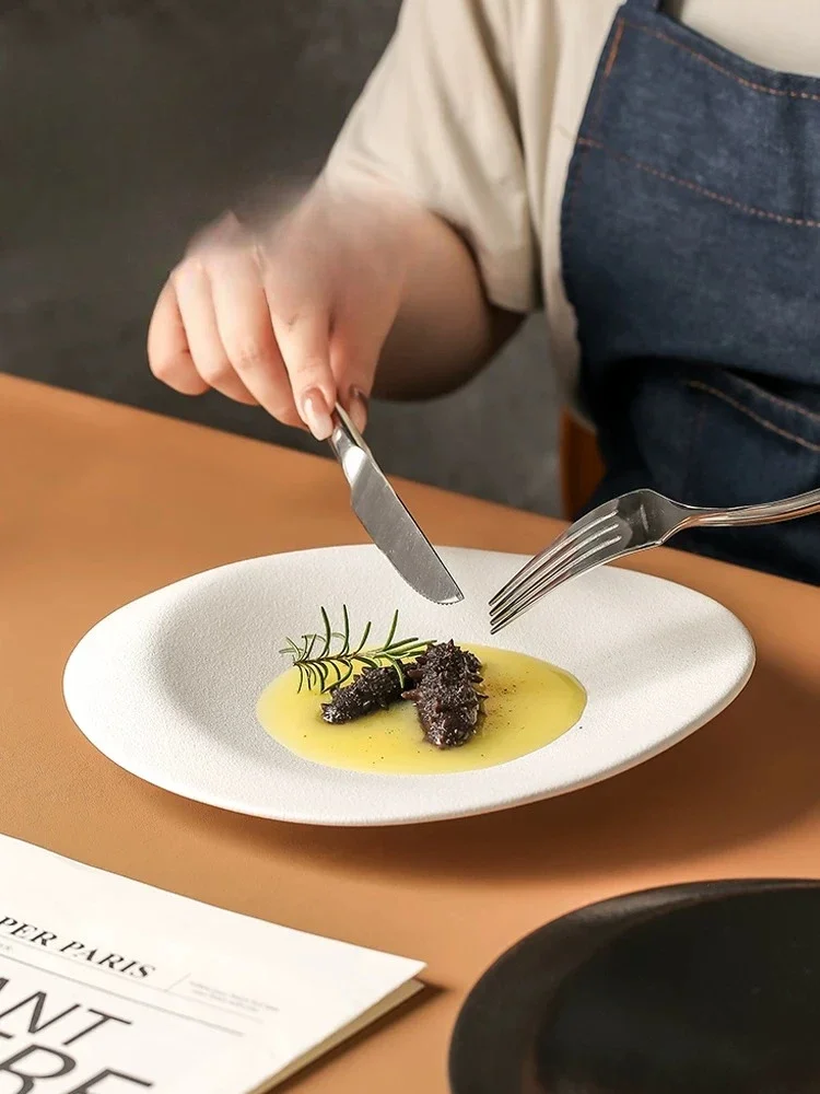 

CL special-shaped plate vegetable western food plate household large plate salad dessert ceremonial tableware