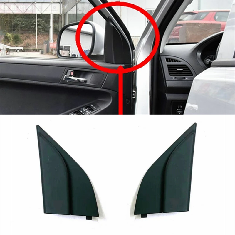 Rearview Mirror Interior Front Door Window Triangle Decorative Plate Trim Cover For Foton Tunland E3 E5