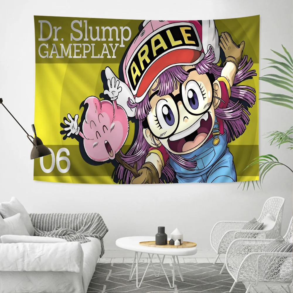 

Dr Slump Happy Birthday Banner Backdrop For Birthday Banner Party Background Decor Decorations