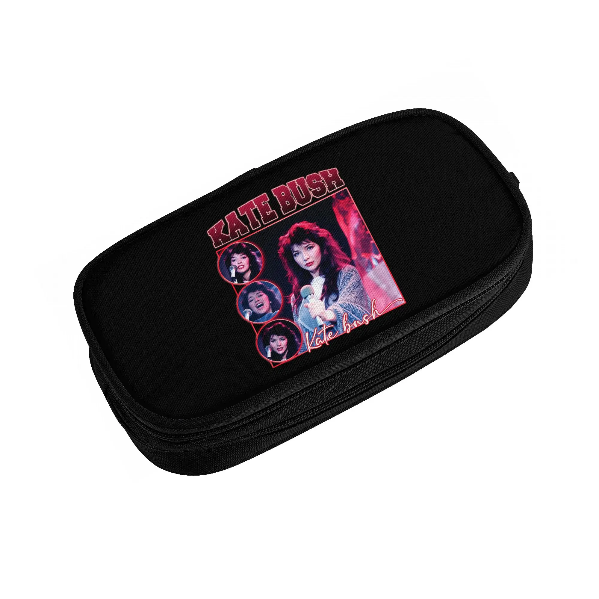 Cute English Singer Kate Bush  Pencil Case for Girl Boy Large Storage Catherine Bush  Pencil Box School Accessories