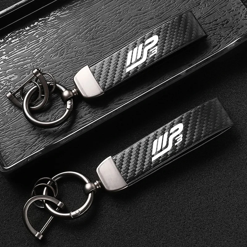 Motorcycle Key Chains KeyChain Leather Carbon Fiber for Vespa Piaggio BYQ CITY PART ZIP50 FLY Medley 150 MP3 500 300 Accessories