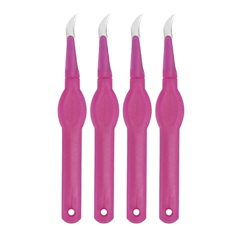 4Pcs/set Seam Unpicker Sewing Tools Stitches Unpicker Ergonomic Handle Sharply Seam Sewing Thread Removers T21C