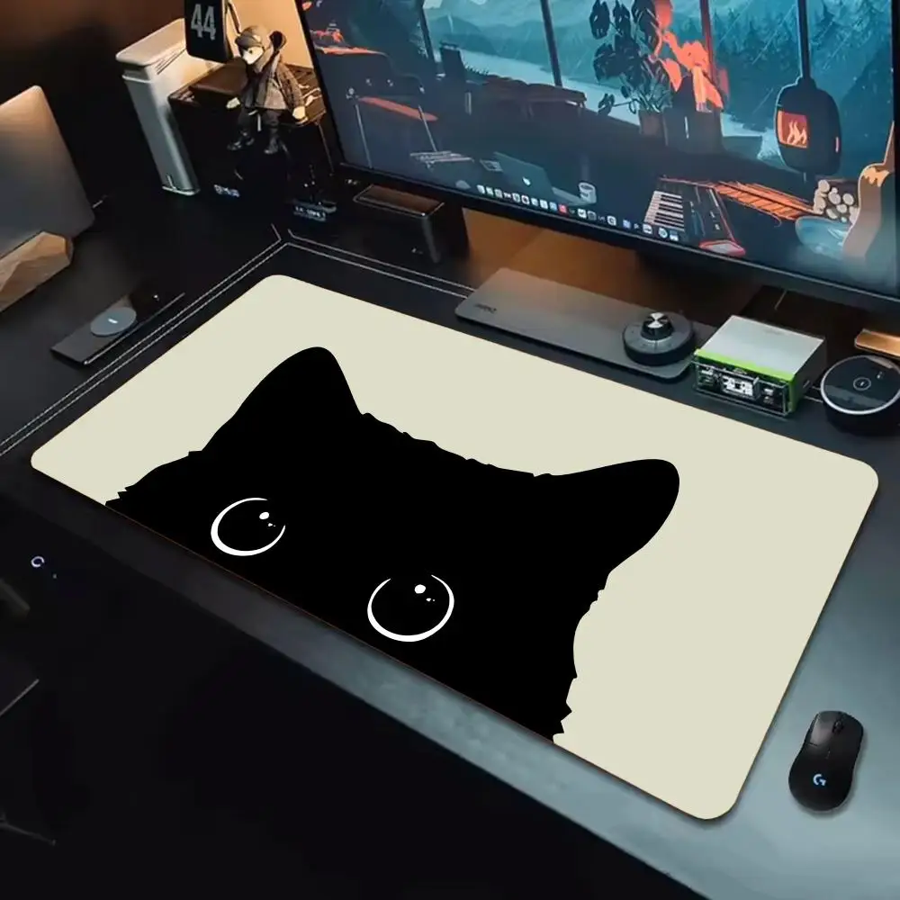 CuteBlackCat Mouse Pad XXL Large Mouse Pad, Smooth Surface for Gaming, Non-Slip, Comfortable Desk Mat