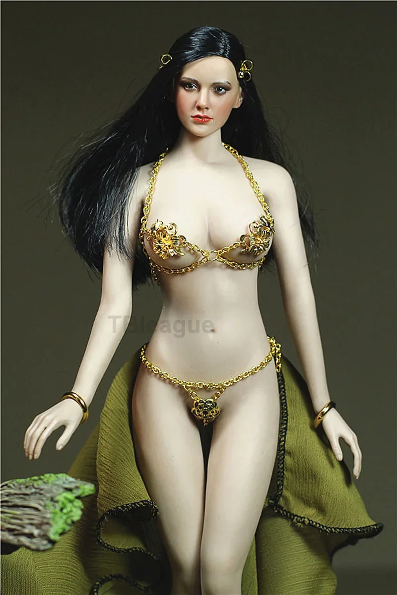 Custom 1/6 Scale Chain Underpants Skirt Dress for 12inch Phicen JIAOUL TBleague Action Figure Dolls Kunlun Mountains Toys